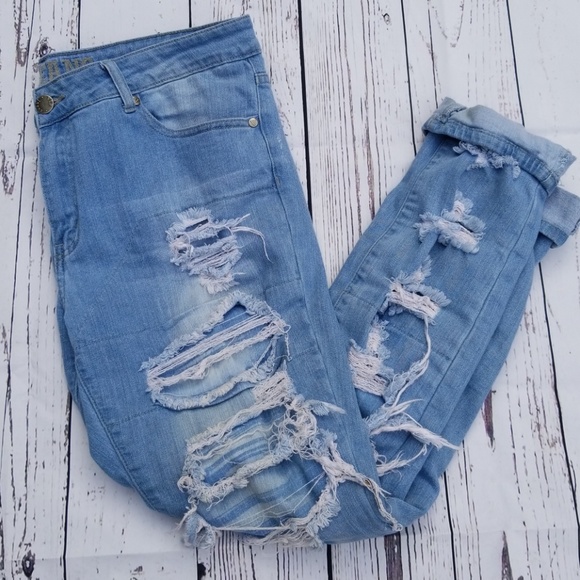 VIP Denim - VIP Destroyed Jeans Size 15/16